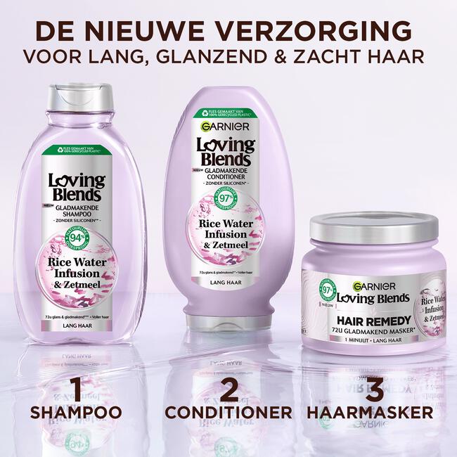 Garnier Loving Blends Rice Water Infusion & Zetmeel Shampoo 300 ML