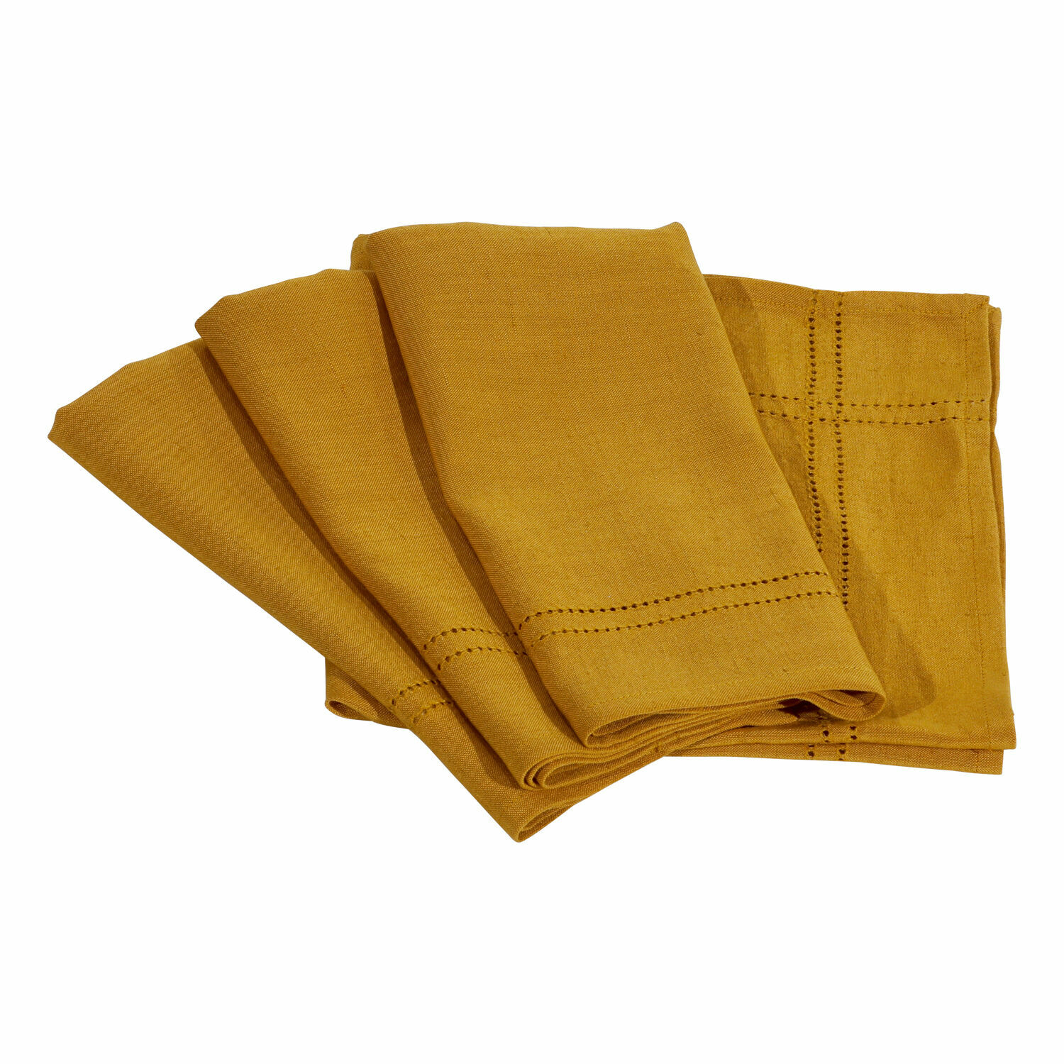 Serviette 4er Set Thayer 45/45 cm | gelb