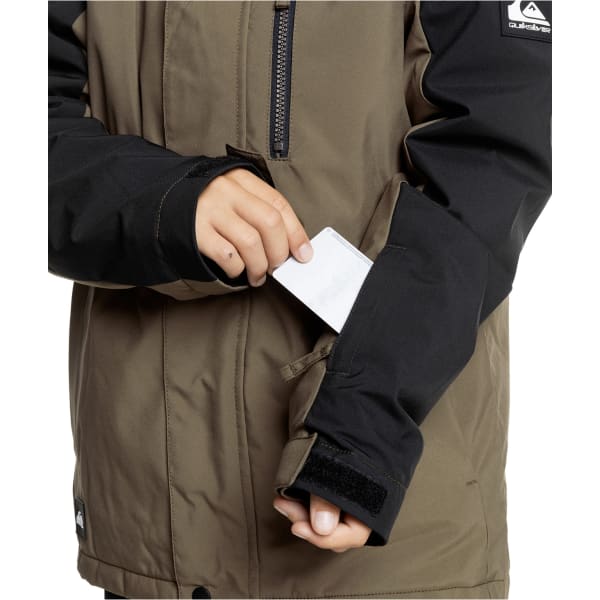 Veste de ski QUIKSILVER MISSION BLOCK YTH JK CANTEEN