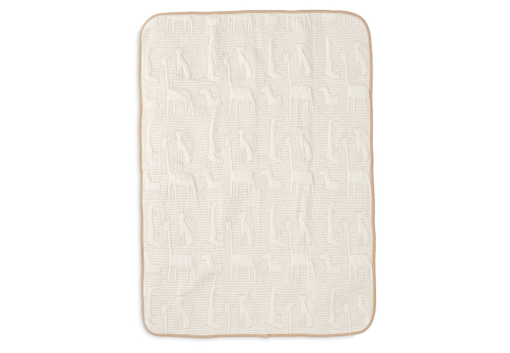 reversible wiegdeken Jungle Jambo - Biscuit/Oatmeal