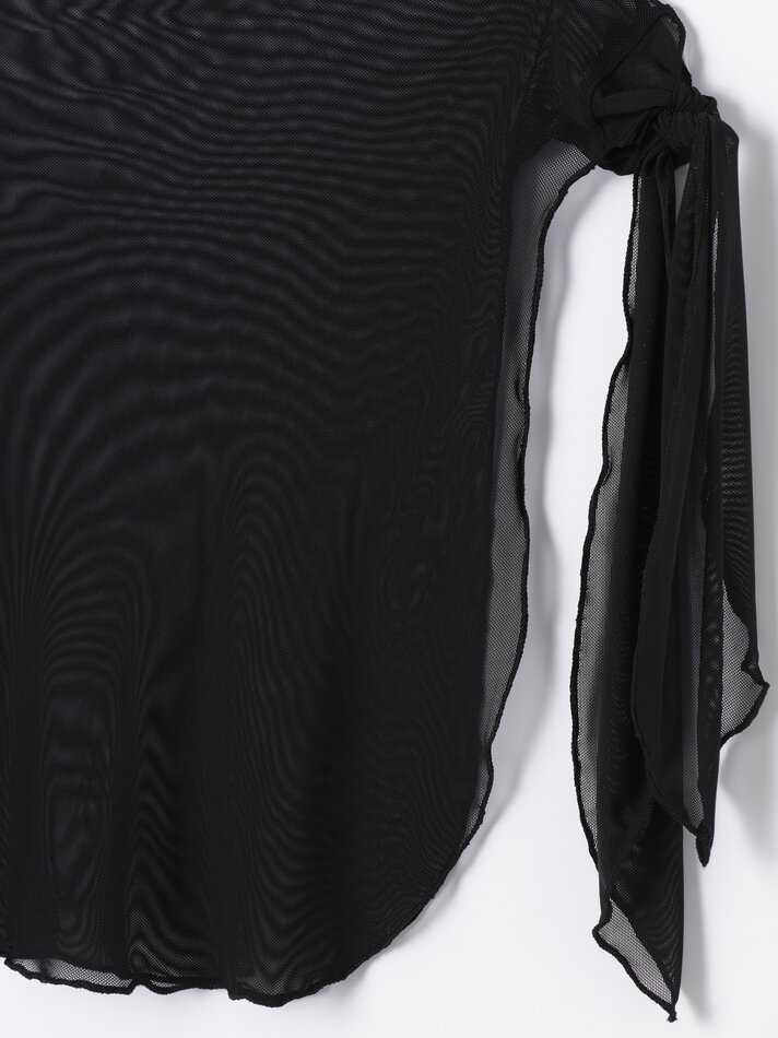 Pareô com amarração lateral - Preto