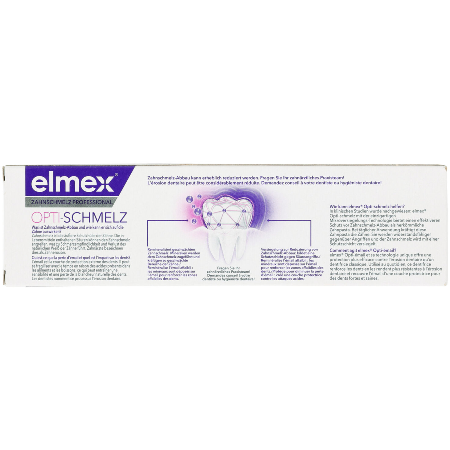 elmex Opti-schmelz Professional Versiegelung & Stärkung Zahnpasta