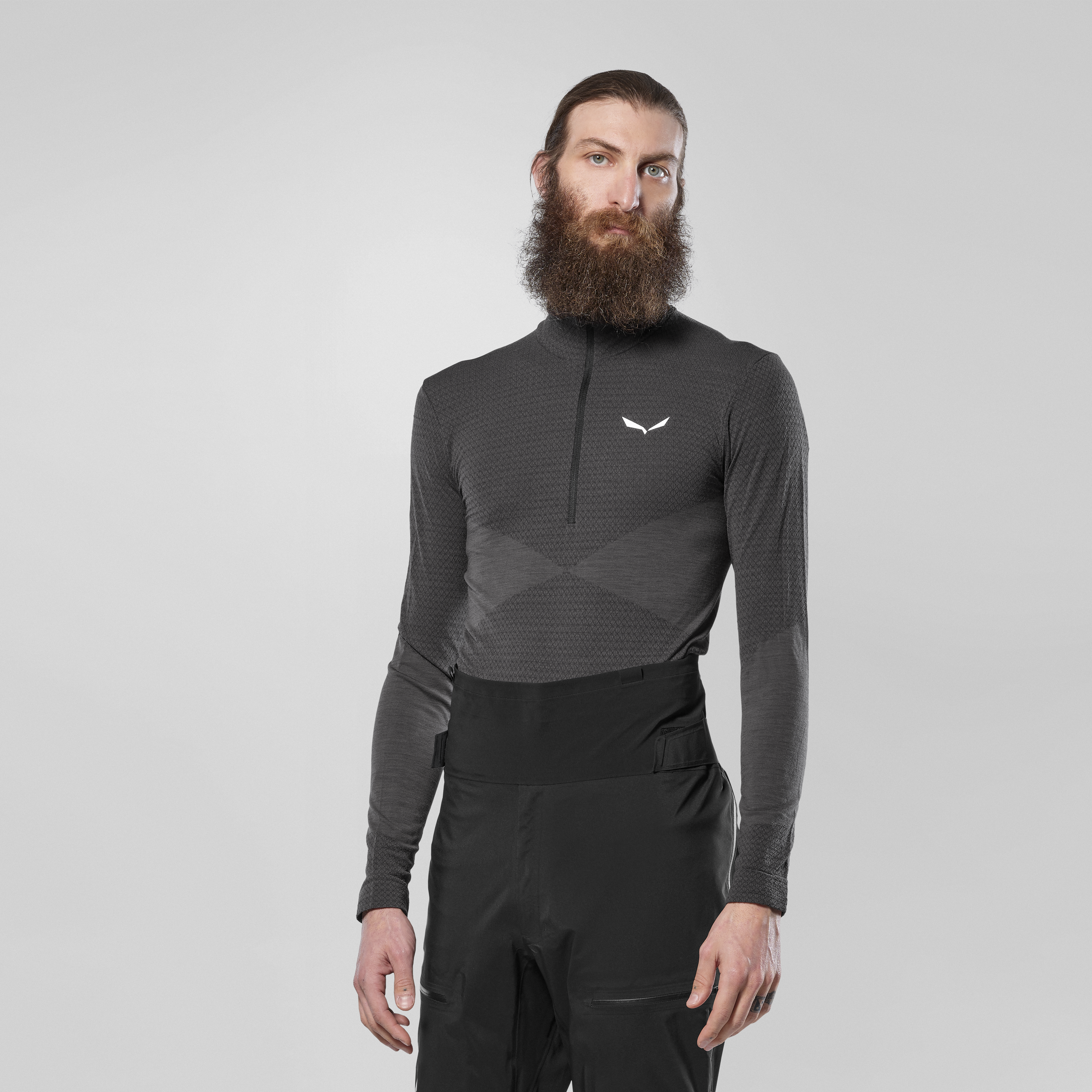 Zebru Responsive Half-Zip T-Shirt Herren