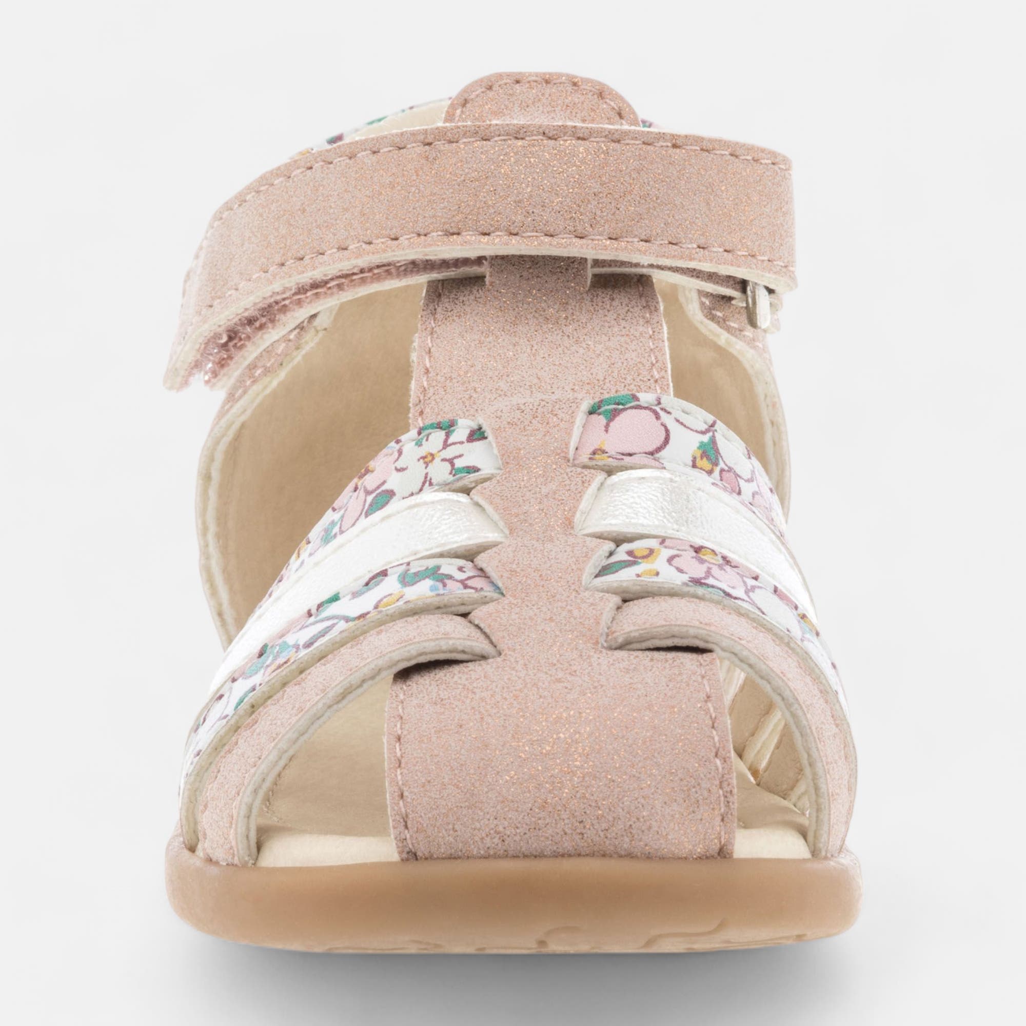 Nu-pieds Bébé fille rose