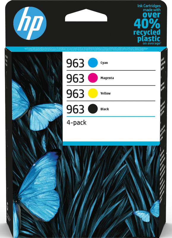 HP 963 Tintenpatronen Multipack, cyan, gelb, magenta, schwarz