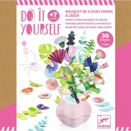 Djeco DIY: Papierblumenstrauß Delicate