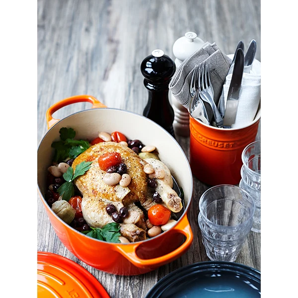 Cocotte fonte ovale volcanique 31 cm Le Creuset