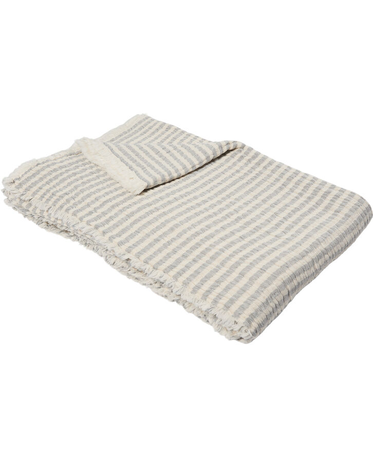 Magasin du Nord Collection Stripe throw 130x200cm blue stripe