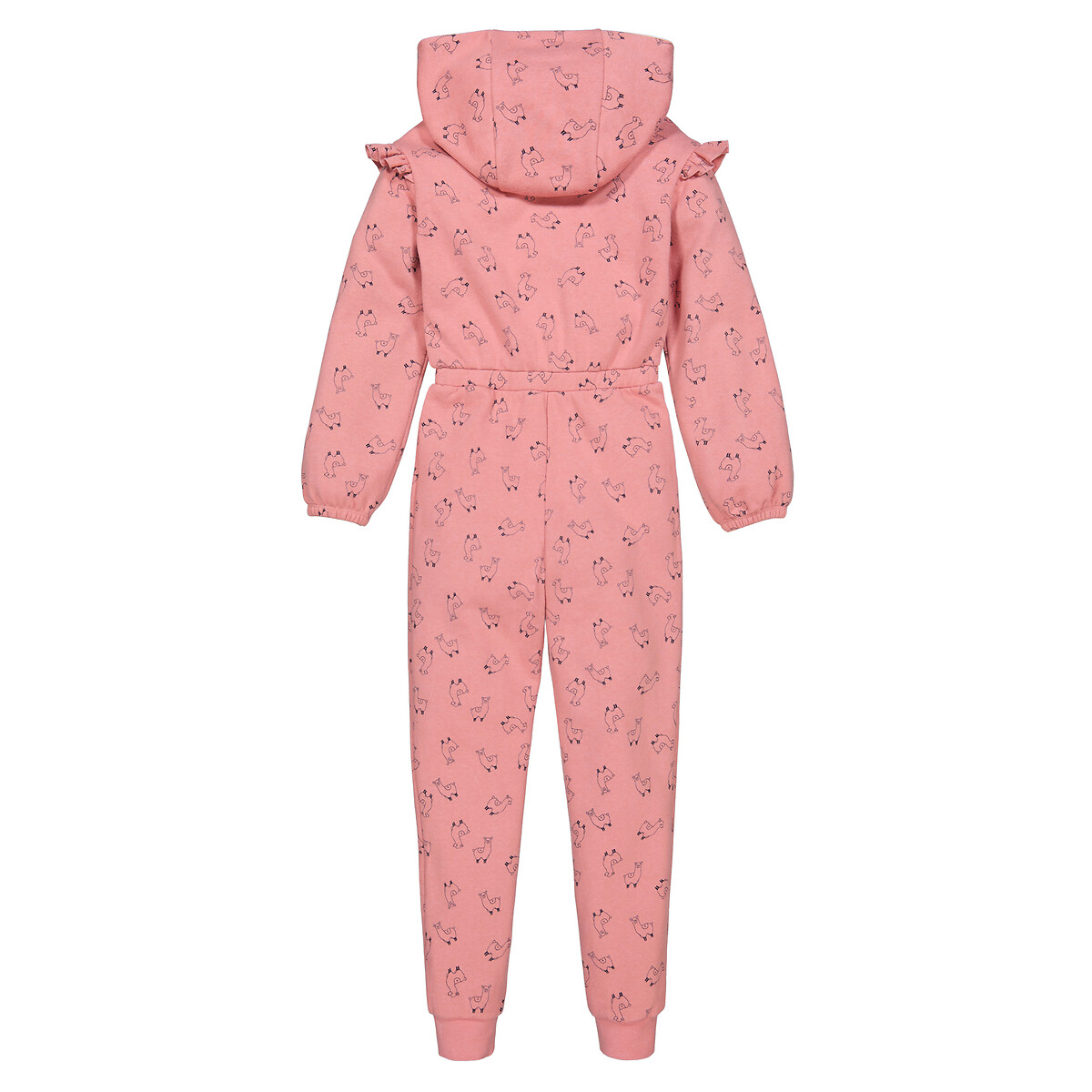 COLEÇÕES LA REDOUTE<br>Macacão curto com capuz, estampa de lhama