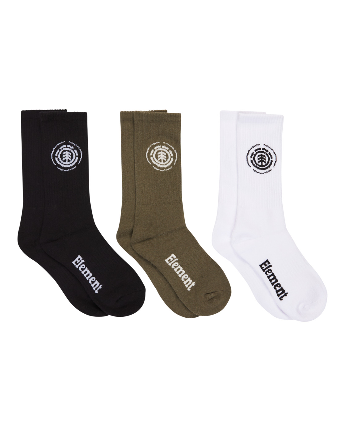 Element Icon Socks 3Pack Multi