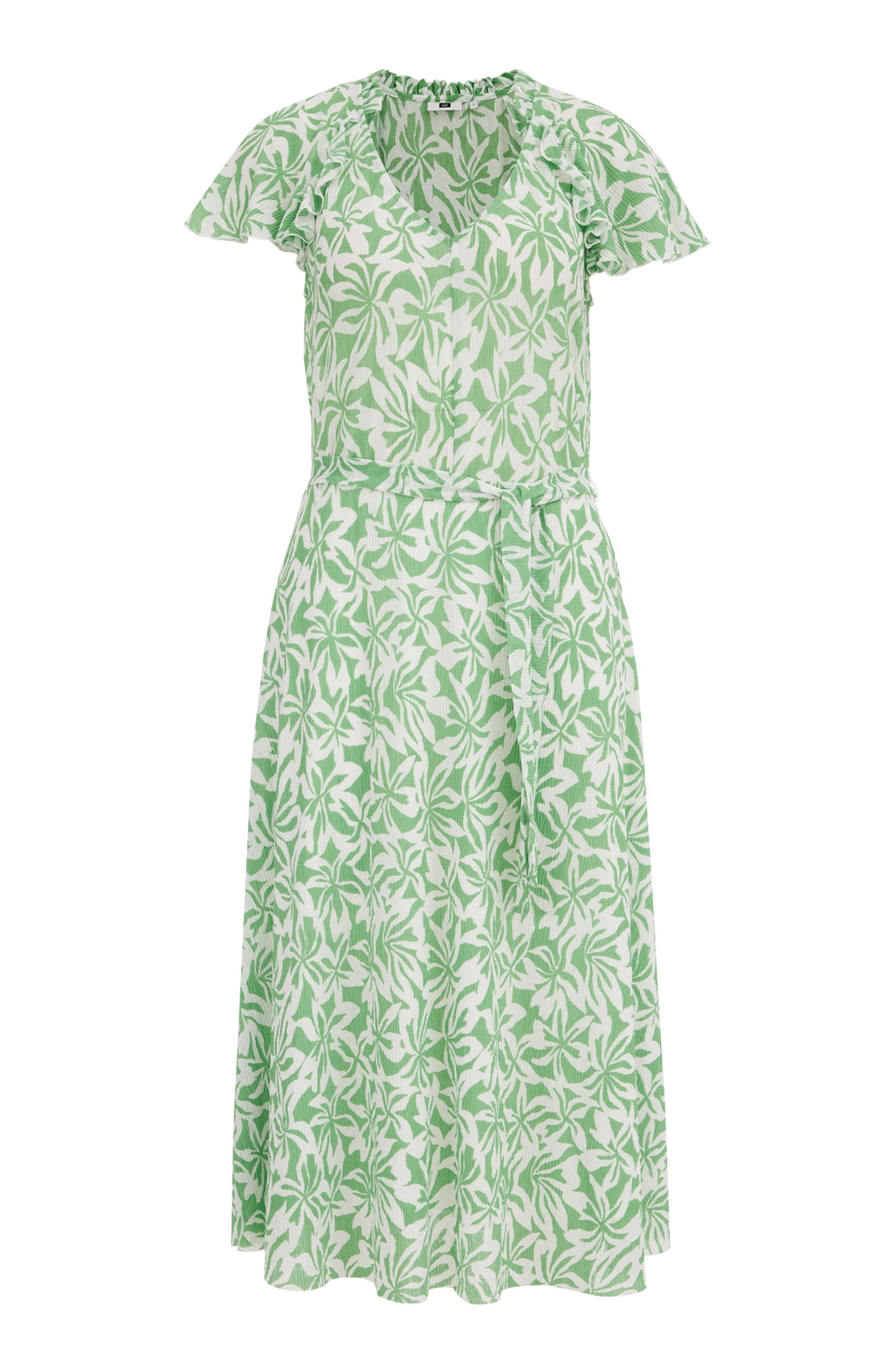 jurk met dessin WE Fashion Groen