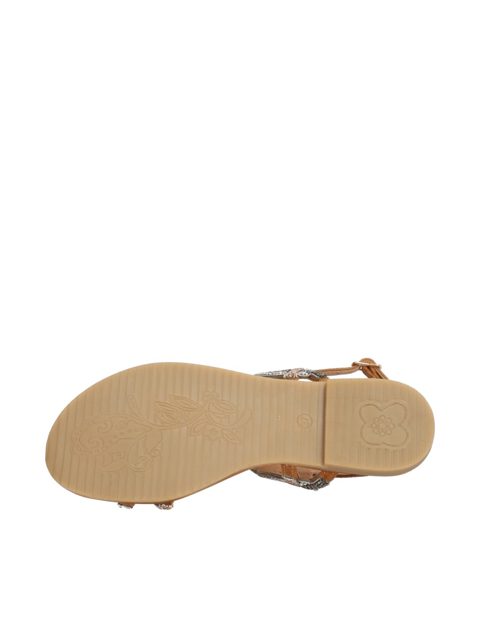 Veloursleder Sandale