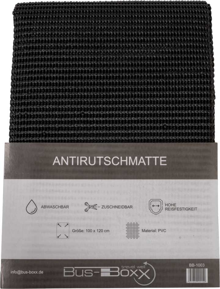 BusBoxx heckBoxx Antirutschmatte zuschneidbar 100 x 120 cm