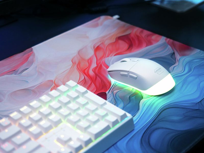 Cherry Gaming-Maus XTRFY M50 Wireless Weiss Kabellose Gaming-Maus