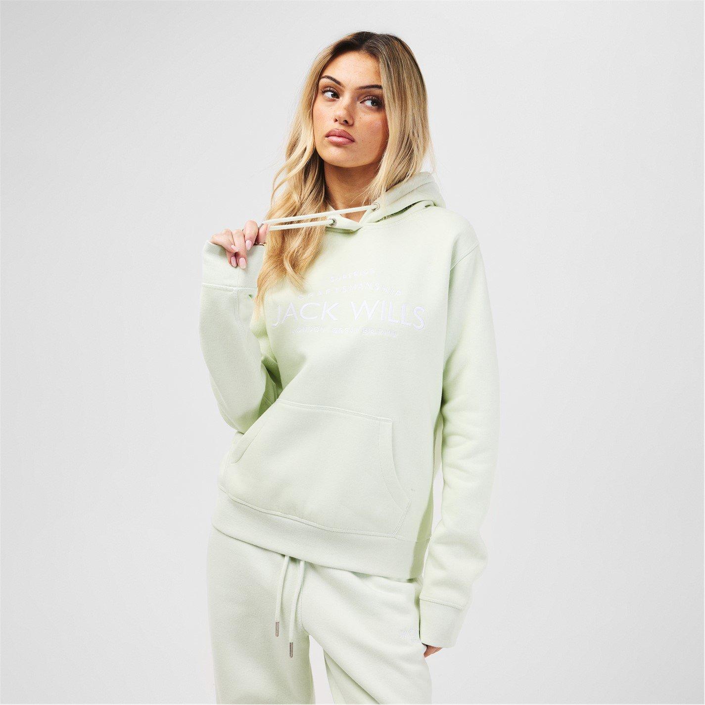 Jack Wills JW Hunston Graphic Logo Hoodie