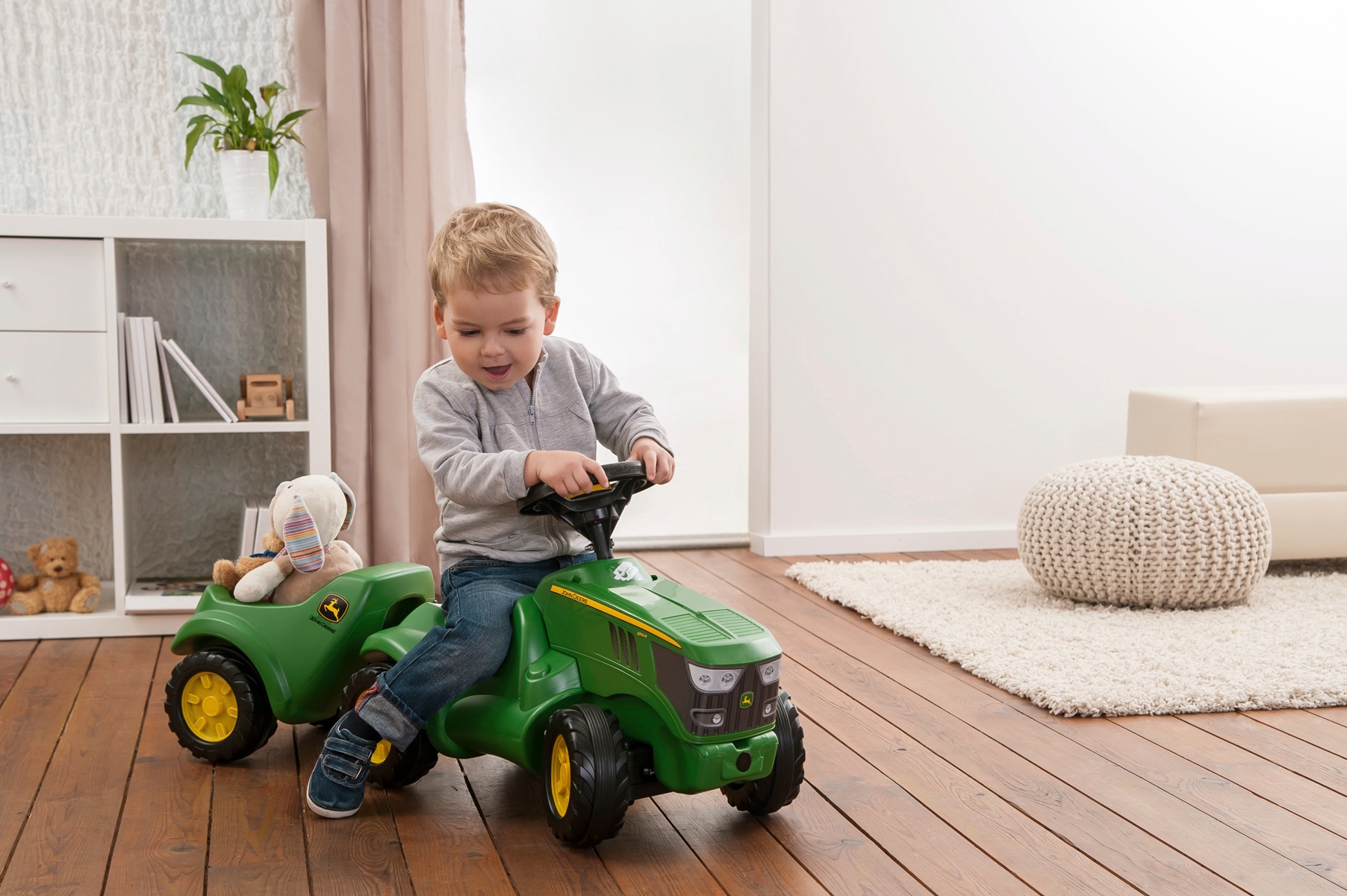 rolly toys® Rutscherauto »rollyMinitrac John Deere 6150R« für Kinder von 1,5-4 Jahre