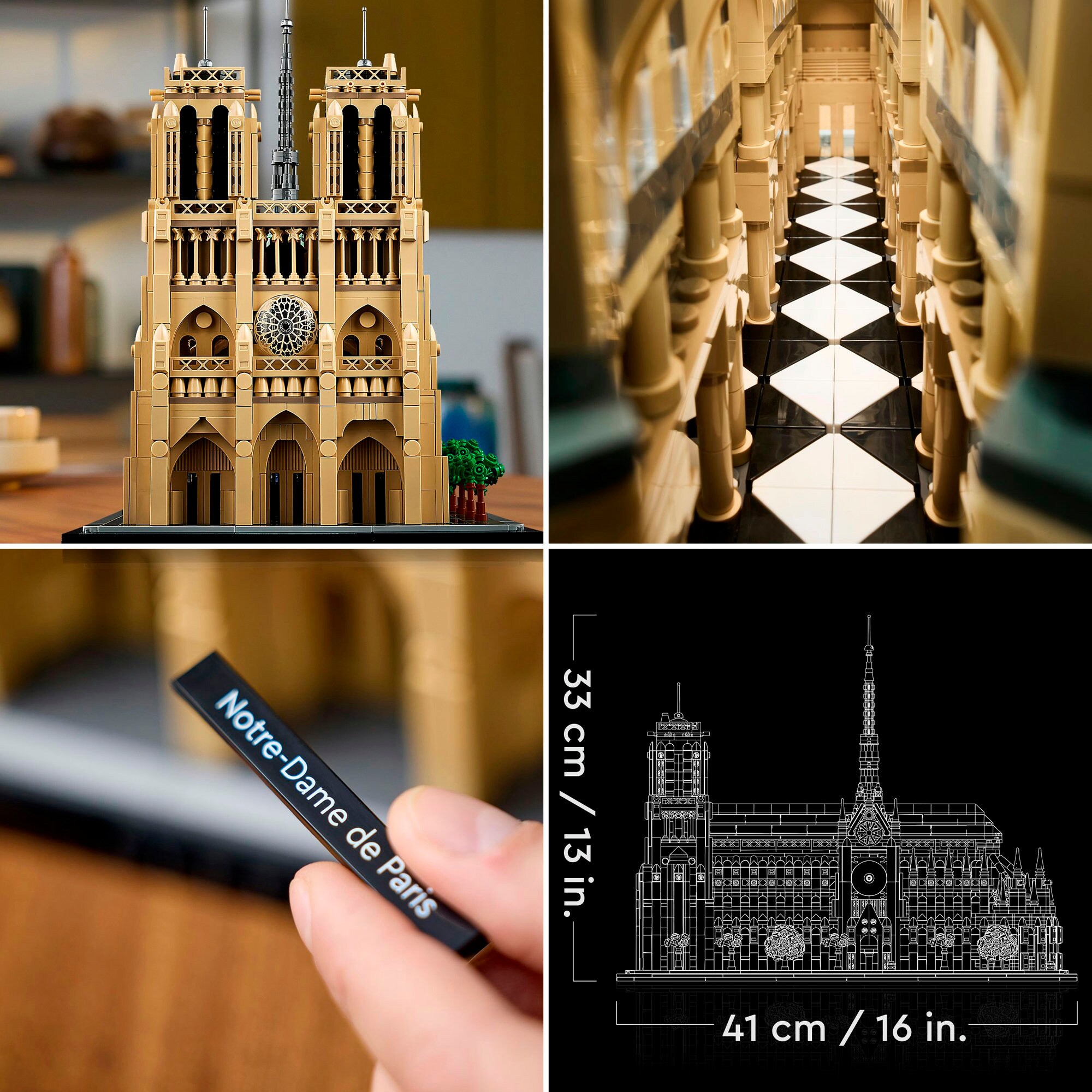 LEGO Konstruktionsspielzeug Architecture Notre-Dame de Paris