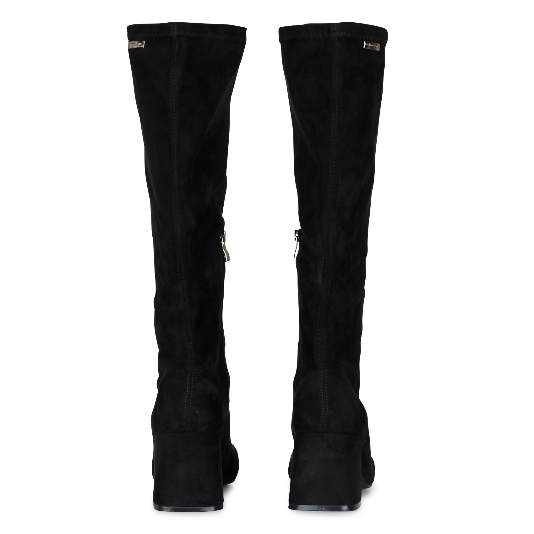 DOROTHY - Bottes en cuir velours| Noir