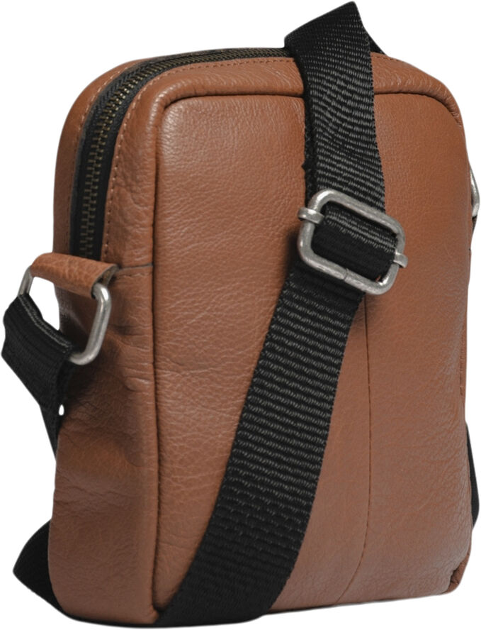 Still Nordic Clean Small Zip Messenger Brandy