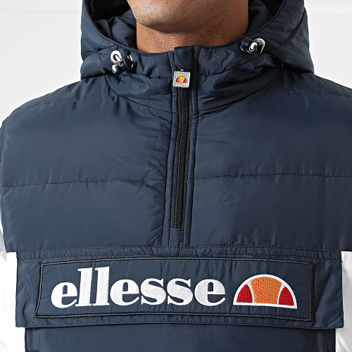 Doudoune Capuche Ultum SHK12202 Blanc Bleu Marine