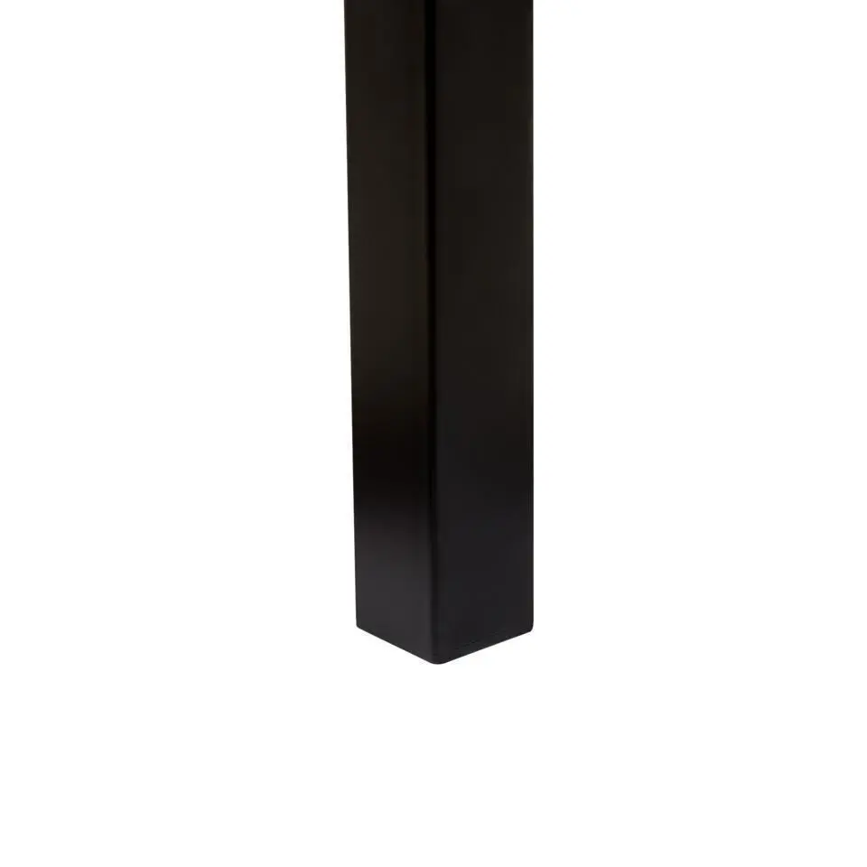 CLAMART - Tweepersoonsbed - Lichtbeige/Zwart - 140 x 200 cm - Metaal