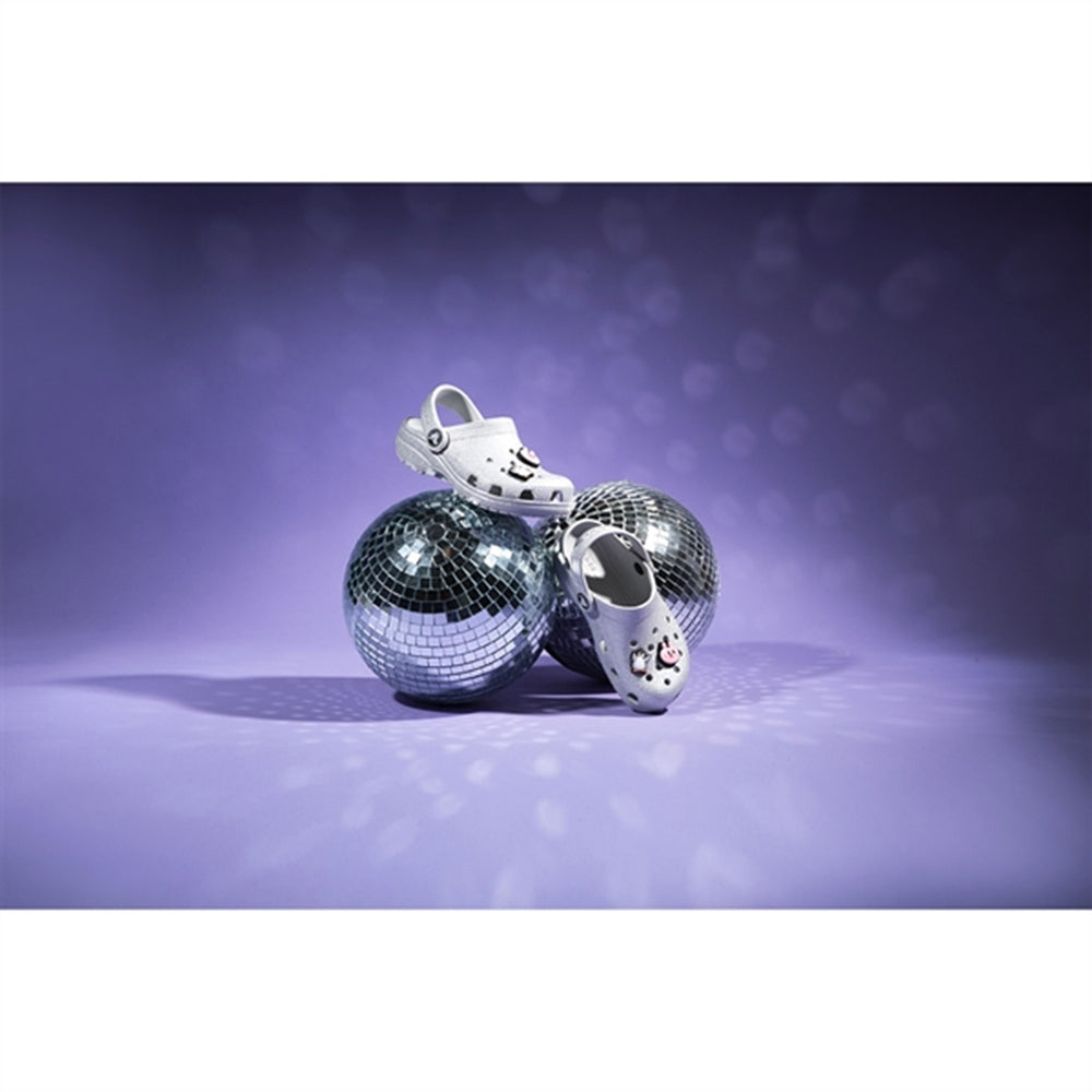 Køb Crocs Classic Glitter Clog Silver Glitter