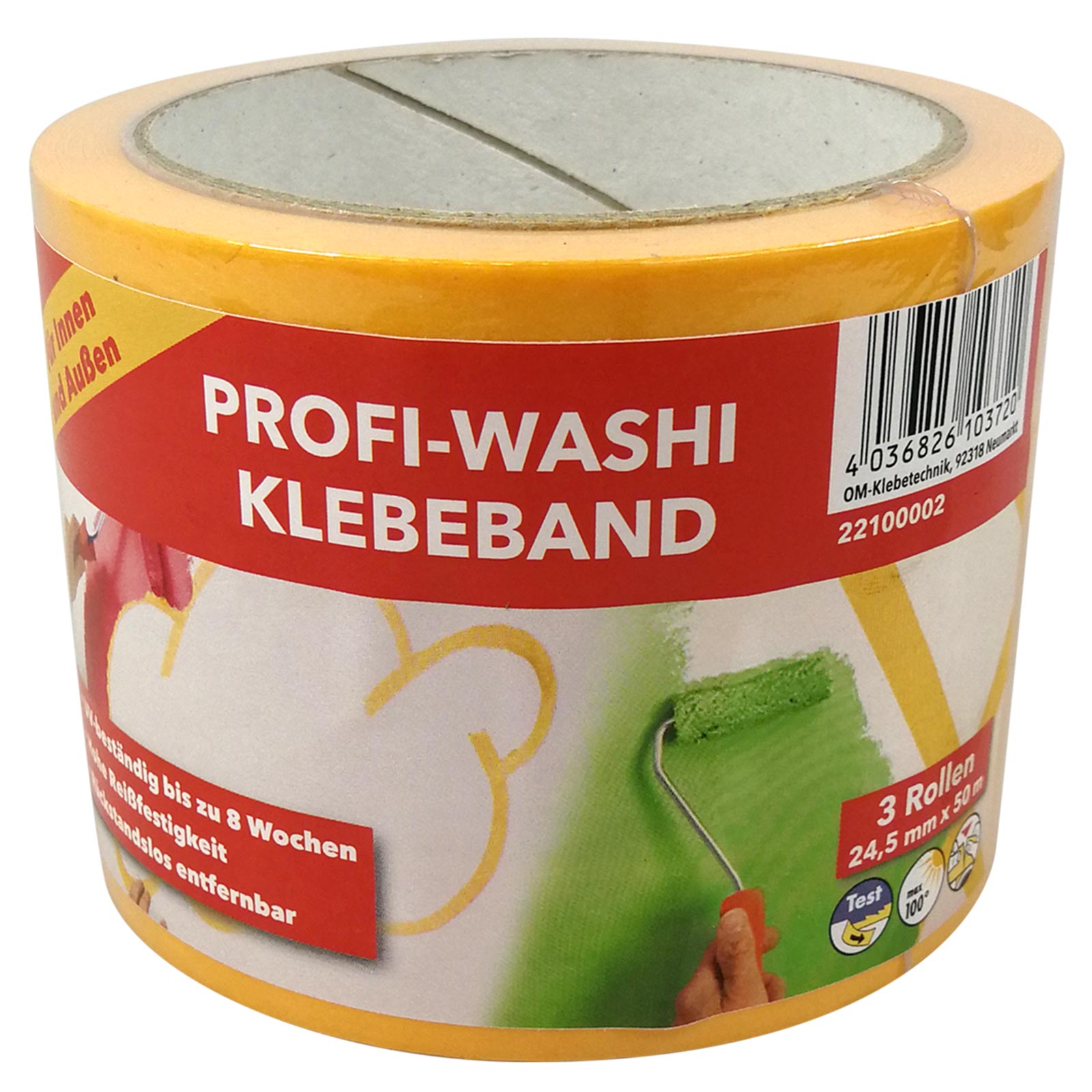 Profi-Washi-Klebeband - 3 Rollen