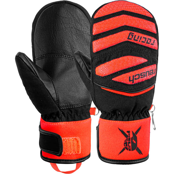 Moufle ski REUSCH WORLDCUP WARRIOR PRIME R-TEX XT JR MITT BLACK/FLUO RED