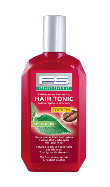 FS Haarwasser<br>200 ml, Flasche, rot Coffein