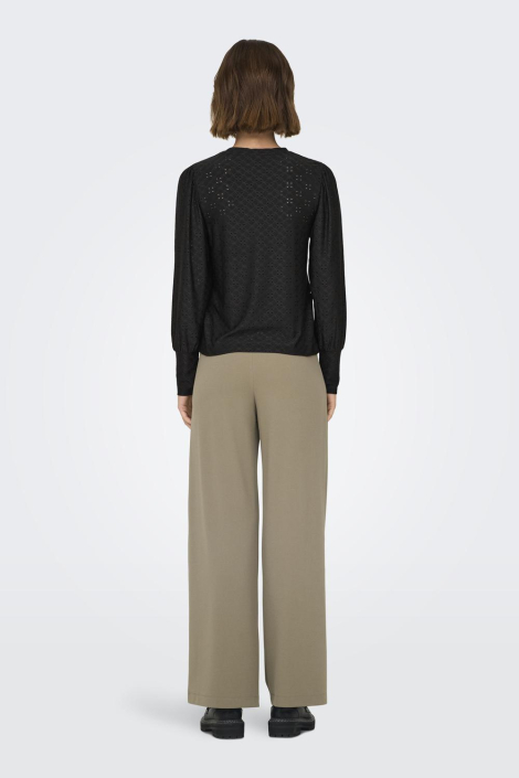 Jacqueline de Yong zwarte dames blouse