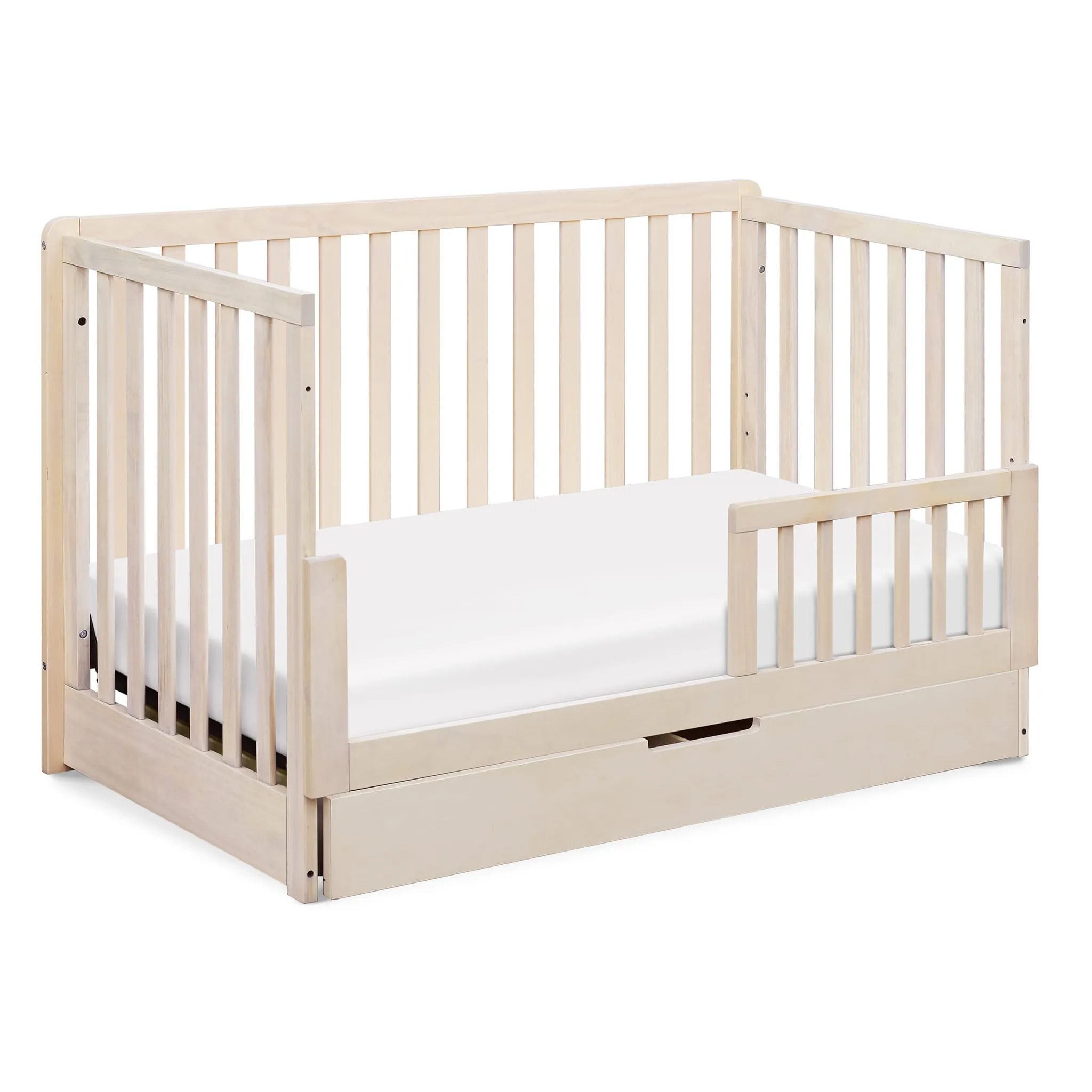 DaVinci Couchette Convertible 4-en-1 Colby avec Tiroir Gigogne - Naturel Lavé