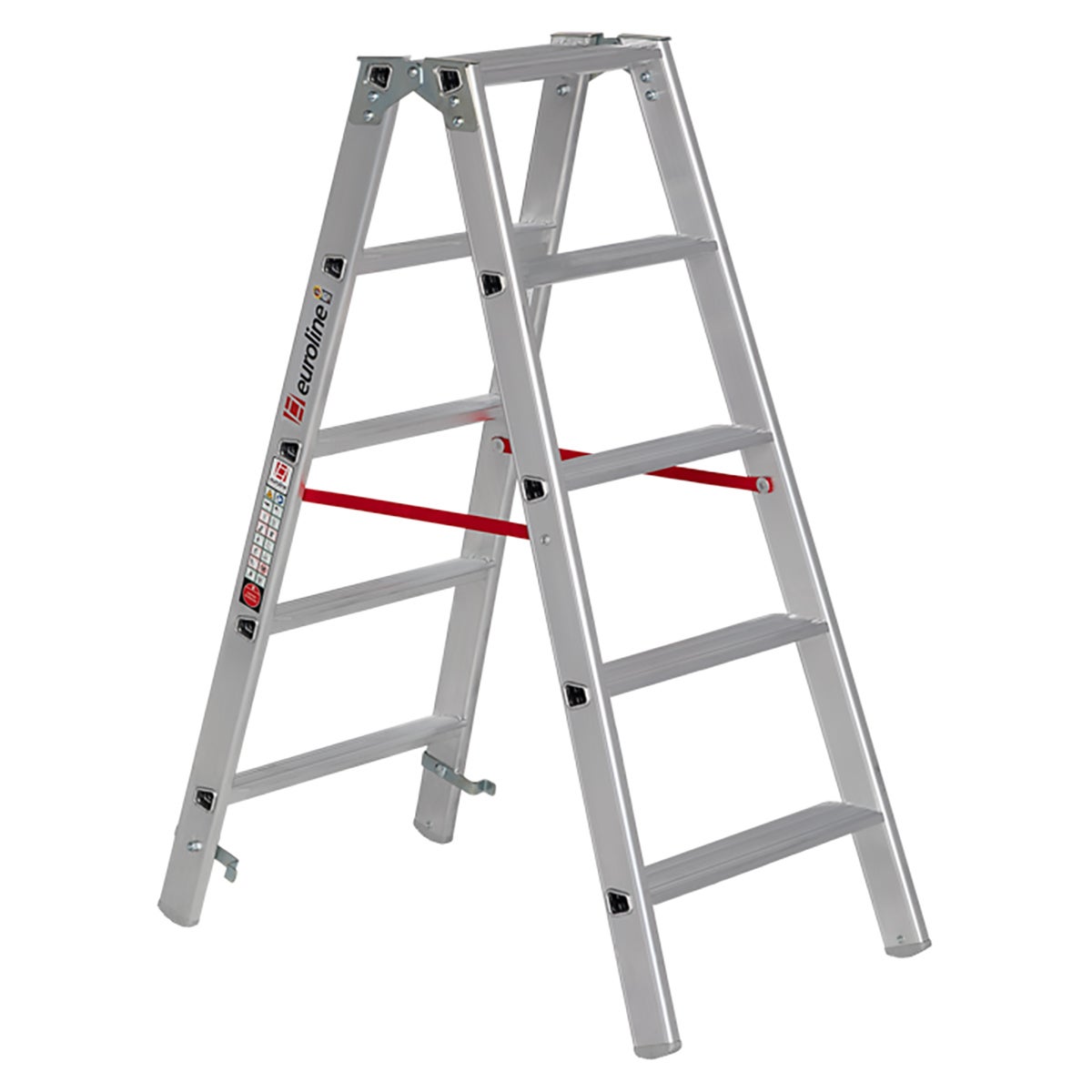 Euroline 20577 Trapladder 2x5 treden