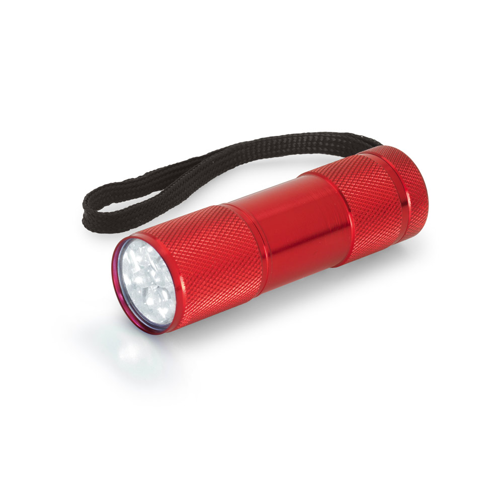 hi!dea 94736 - Lampe de poche en aluminium avec 9 LED
