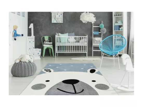 Tapis de Chambre Enfant Ours Polaire 