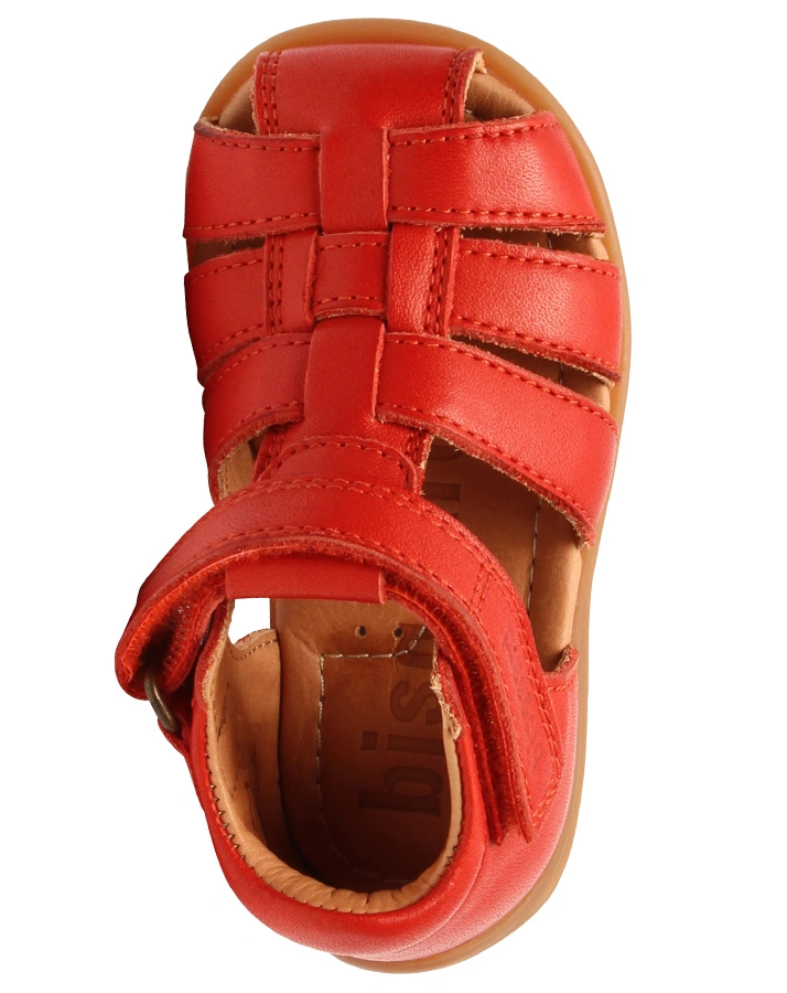 Lauflern-Sandalen CARLY mit Zehenschutz in red