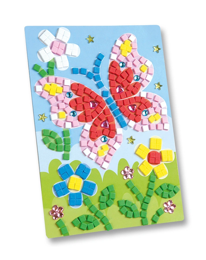 Moosgummi-Mosaik SCHMETTERLING 405-teilig in bunt