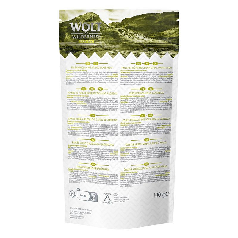 Wolf of Wilderness Training “Explore the Green Fields poulet, agneau ✓ pas cher