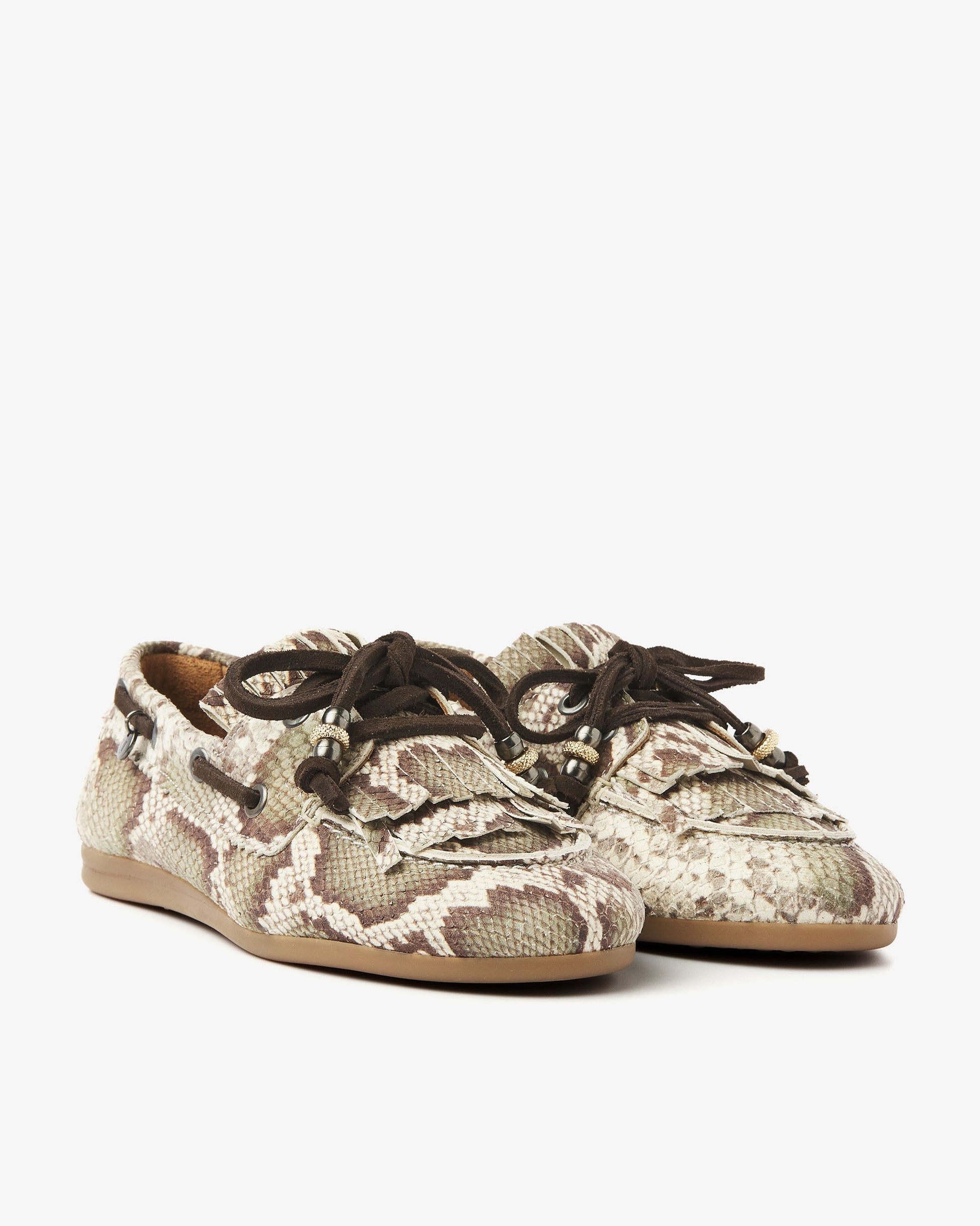 VIA VAI slangenprint dames loafers June Loua