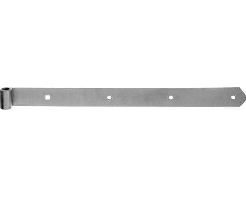Scharnier type 6, rechte vorm, middelzwaar, 400 x 13 x 40 mm, roestvrij staal