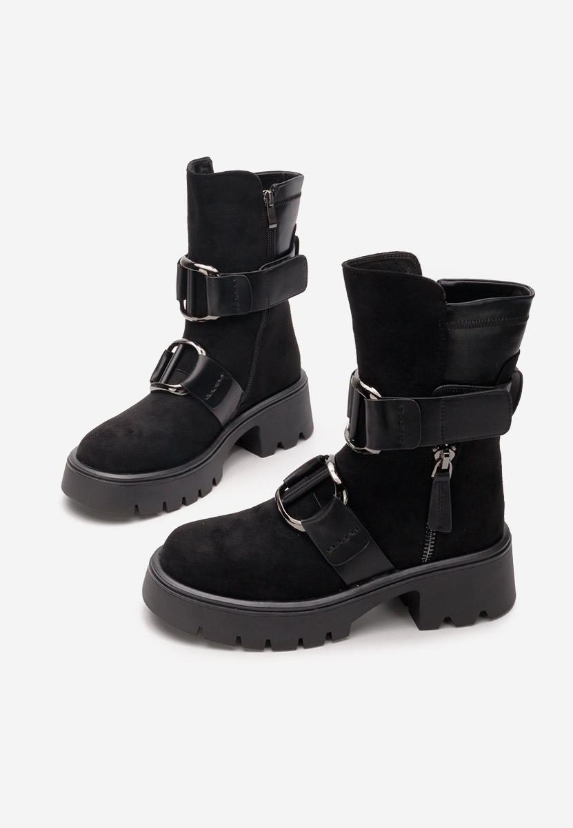 Bottines hautes femme noires Evelyn