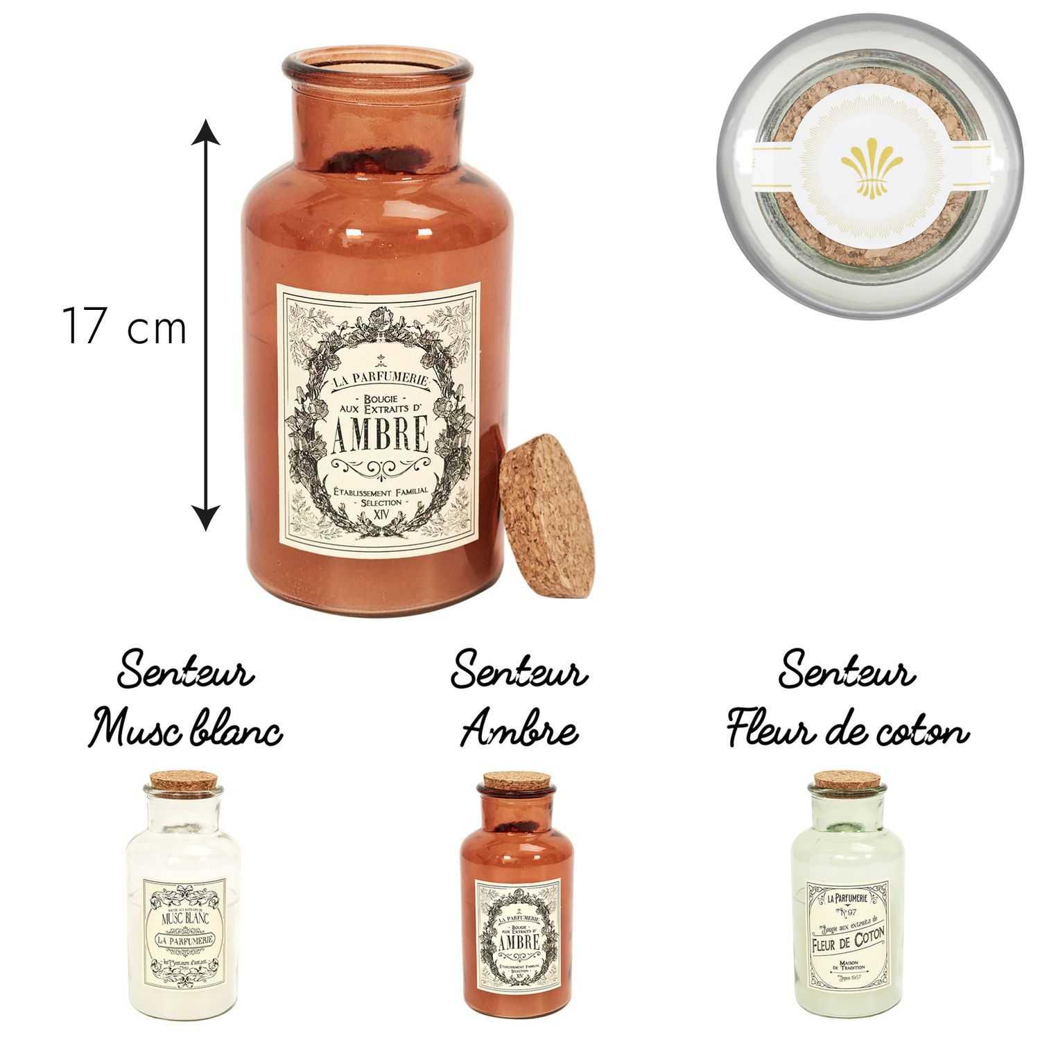 BOUGIE PARFUMEE MAISON TRADITION H.17CM