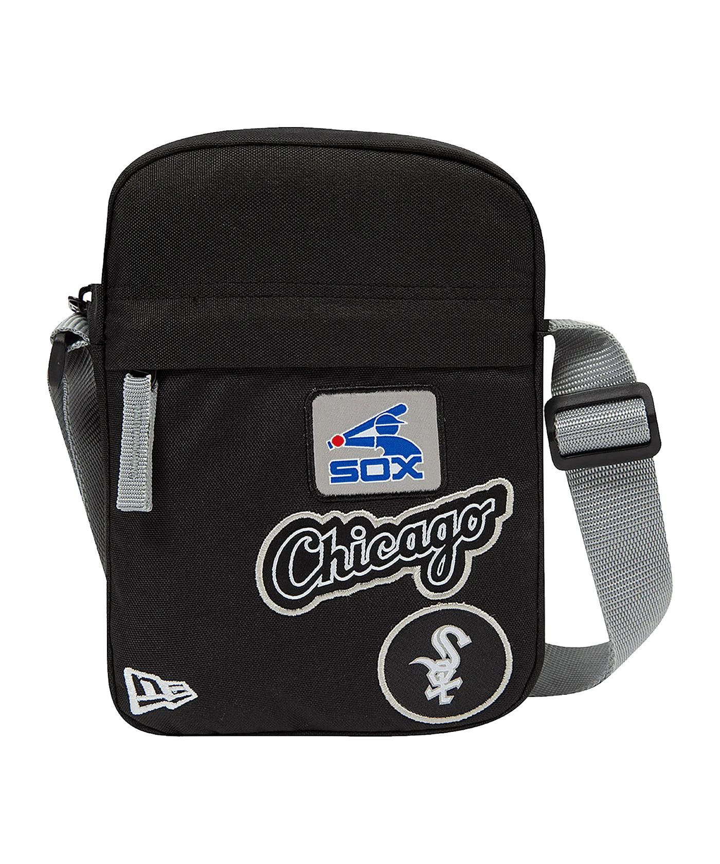 New Era Chicago MLB Schultertasche Schwarz