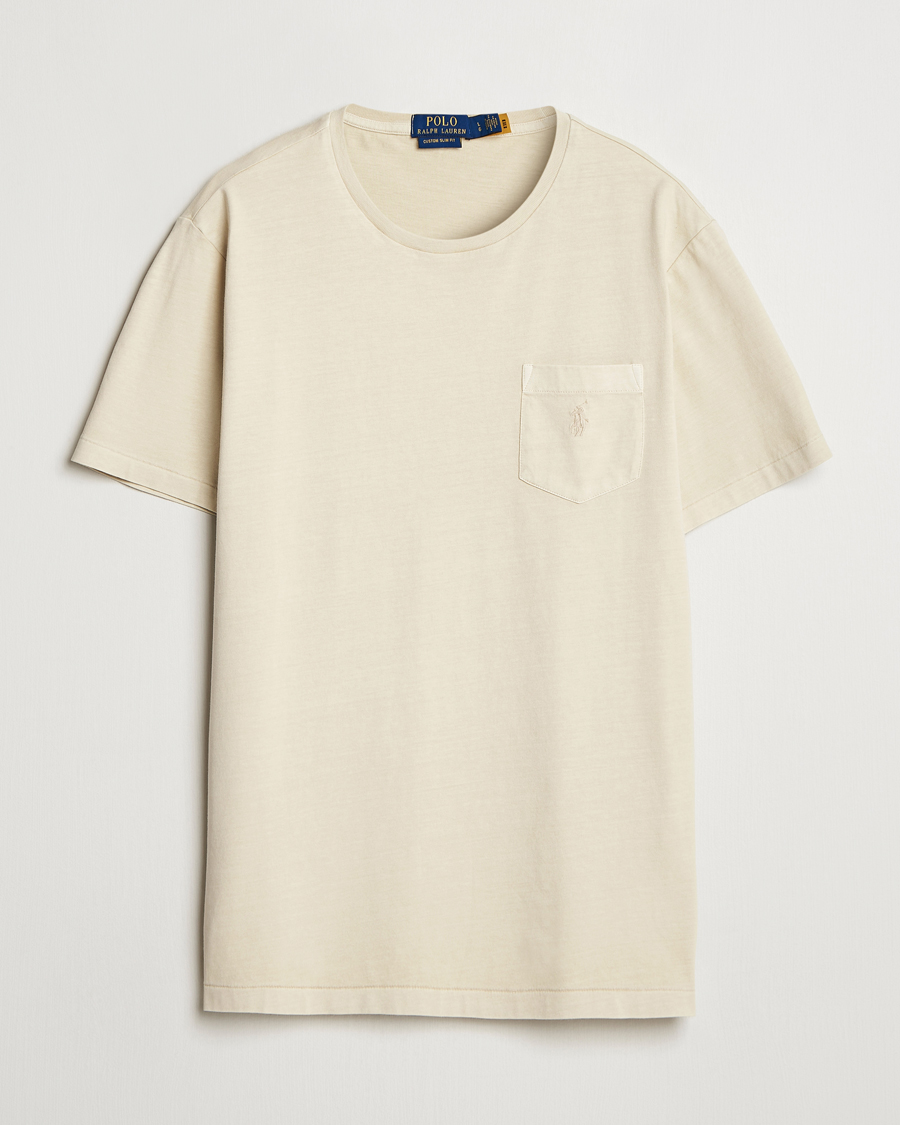 Polo Ralph Lauren Crew Neck Pocket T-Shirt Natural