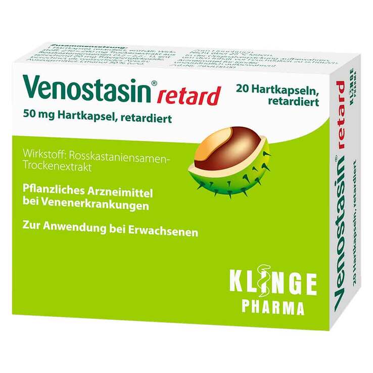 Venostasin® retard Kapseln mit Rosskastaniensamen-Trockenextrakt, 20 St