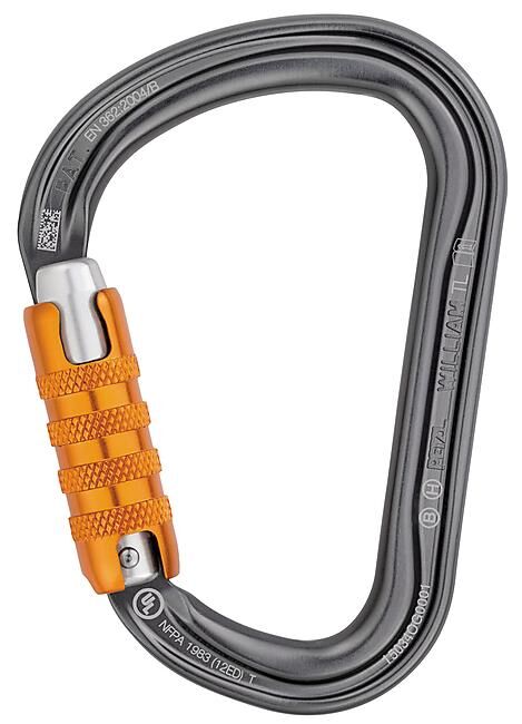 PETZL - WILLIAM TRIACT LOCK MOUSQUETON