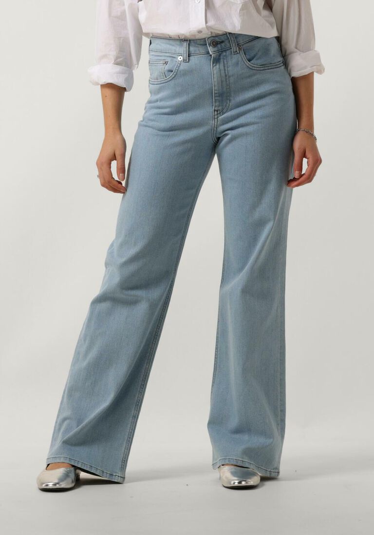 ANOTHER LABEL blauwe another label straight leg jeans moore denim pants