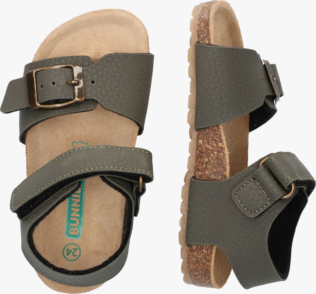 BUNNIESJR groene bunniesjr sandalen ben beach