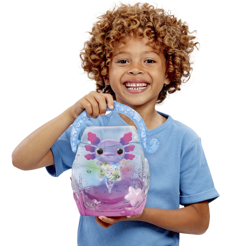 Animagic Let's Glo Axolotl Bubble Reef Set