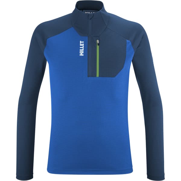 T-shirt randonnée MILLET KAMET TS ZIP LS ICON BLUE/DARK DENIM