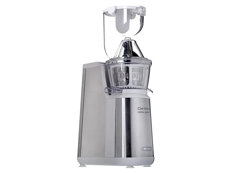 Ariete 0177/20, Slow juicer, Rustfrit stål, Hvid, 0,8 L, Sikkerhedsklemme, Dreje, Plast